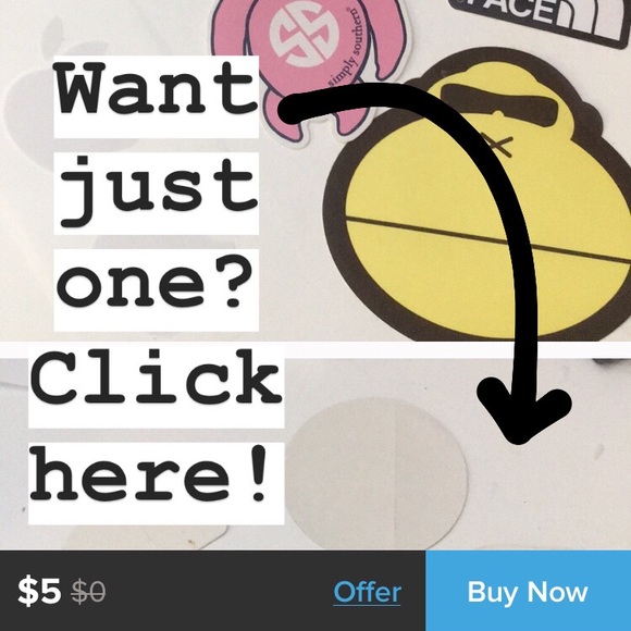 Preppy Stickers(SunBum, Apple, North Face, Hydro) - Picture 4 of 6